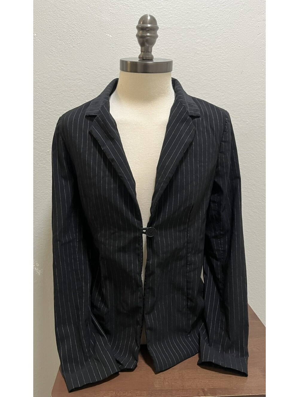 Urban Outfitters Black Pinstripe Blazer Women's XS Preppy